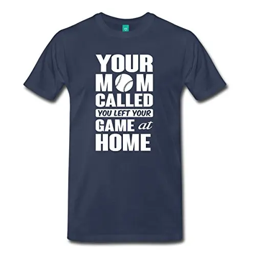 Свет Экипажа Шея Короткая baseballer Юмор мужская Премиум Топ Мужская Майка|men t shirt|t