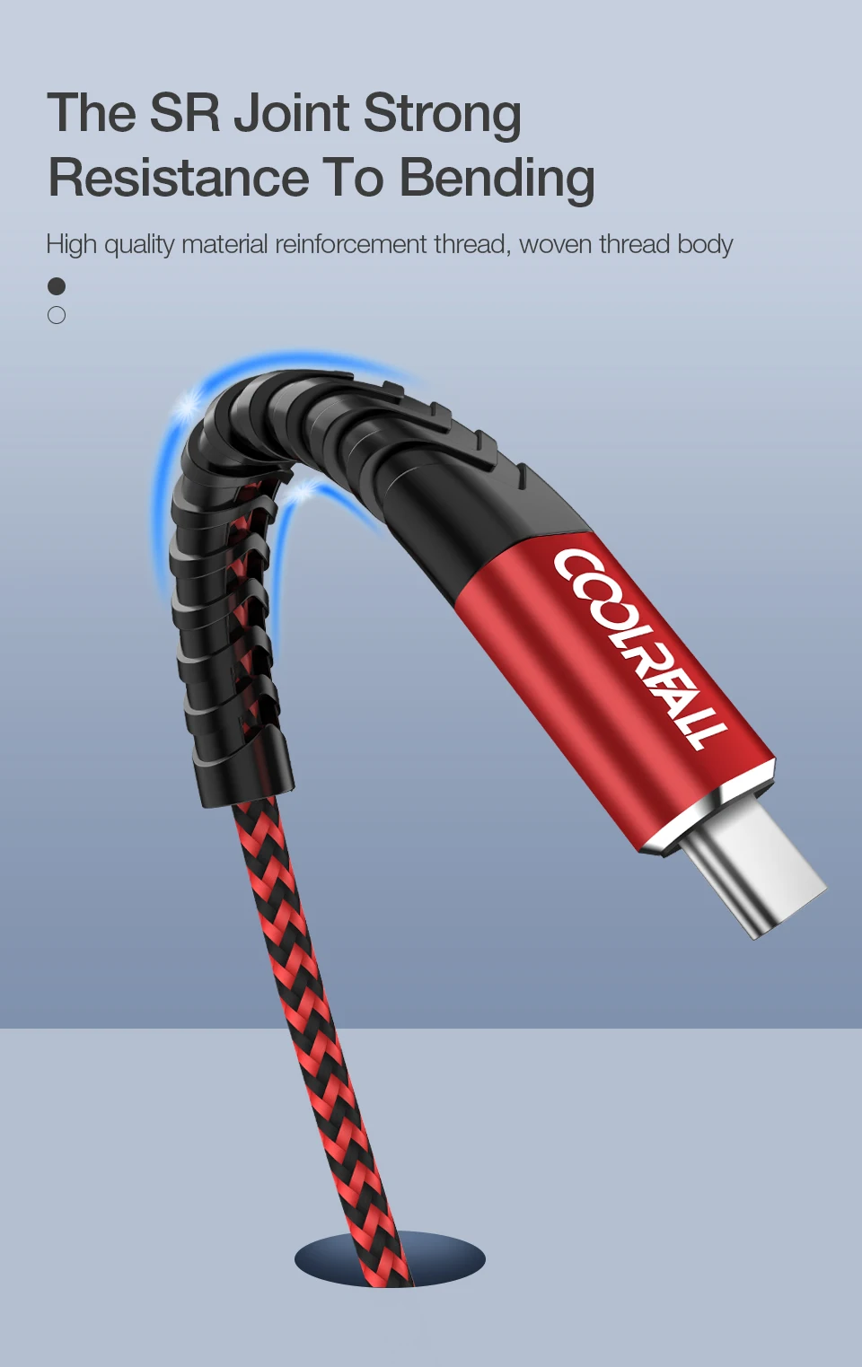Coolreall 2.4A кабель для быстрой зарядки type-C кабель для быстрой зарядки кабель для синхронизации данных type-C кабель usb type-C для samsung huawei xiaomi