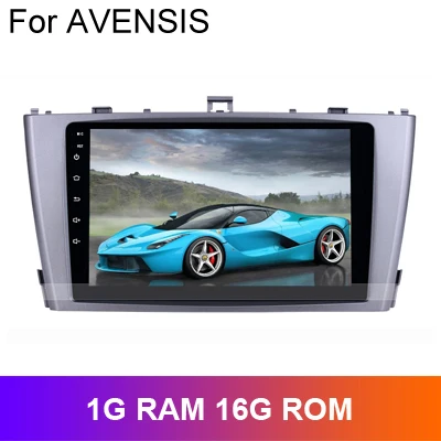 1G AVENSIS Автомобильный gps-навигатор SINOSMART 2.5D ips/QLED 1G/2G для Toyota TACOMA Hilux AVENSIS 32EQ DSP, 4G слот для sim-карты опционально - Цвет: 1G AVENSIS