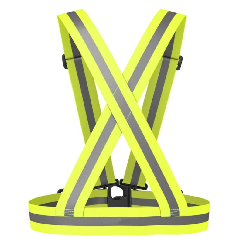 1PC Adjustable Safety Security High Visibility Reflective Vest Sport Running Gear Stripes |
