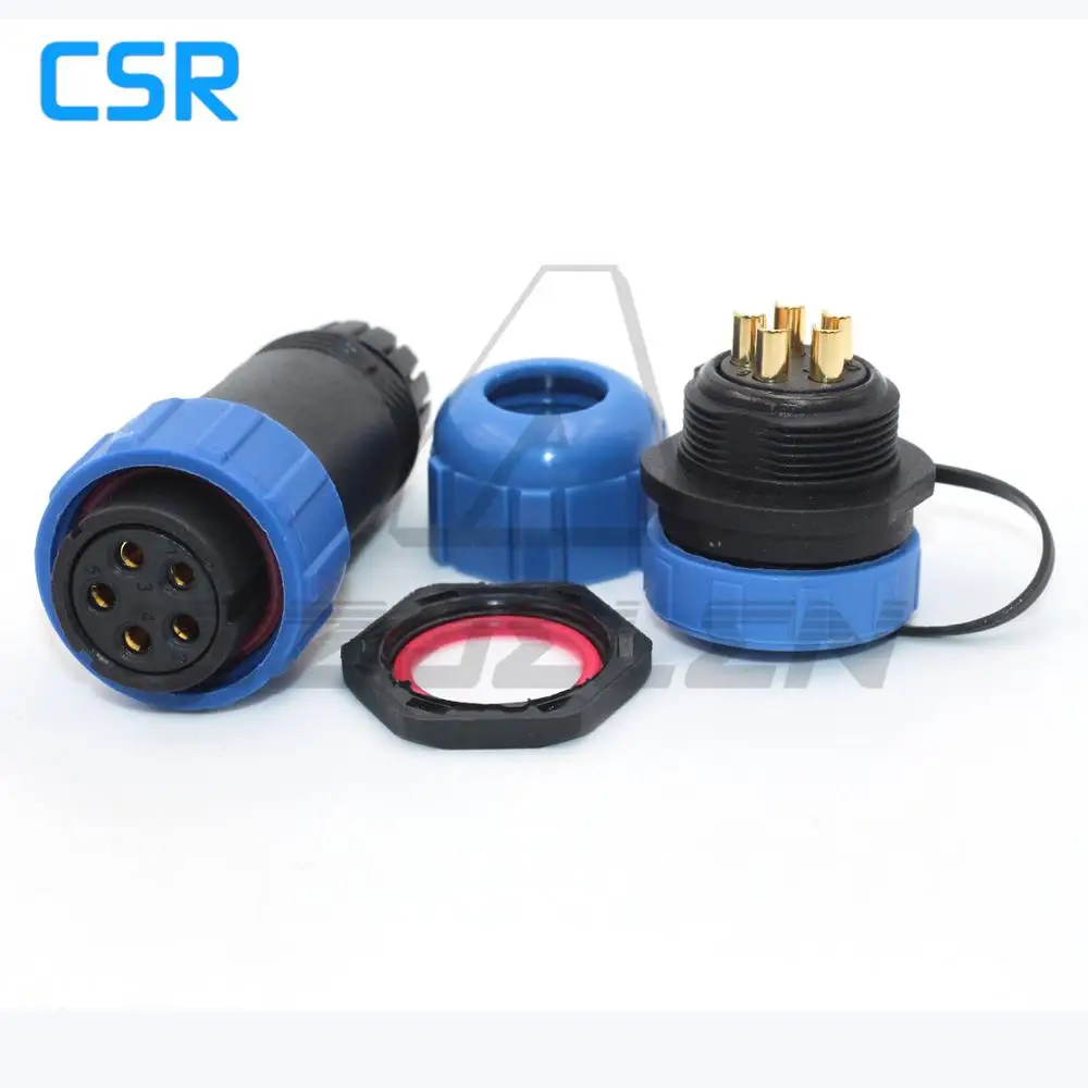 SP2110/S5-P5, водонепроницаемый разъем, электрические разъемы, 5pin штепсельная розетка, оборудование для автоматизации кабеля, соединитель Ip68