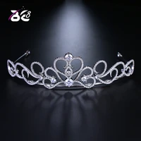 be 8 2018 new fashion luxury crystal aaa cz tiaras and crowns women hair accessories bridal hair jewelry tiara de noiva h137
