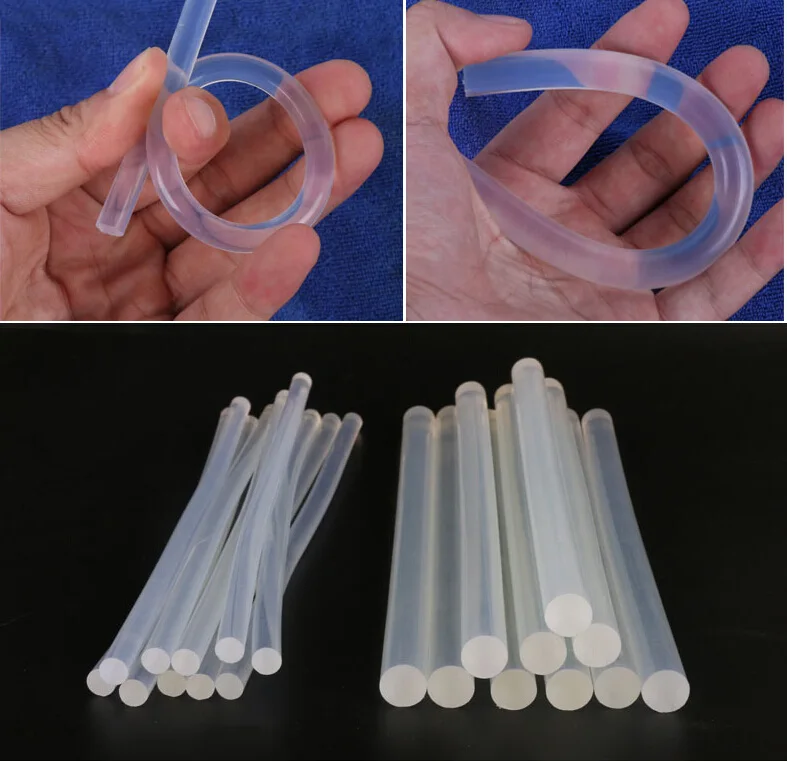 

10PCS/Lot Non-Toxic Adhesive Craft Sticks Desinger Tool Transparent 7mm X190mm Hot Melt Glue Sticks