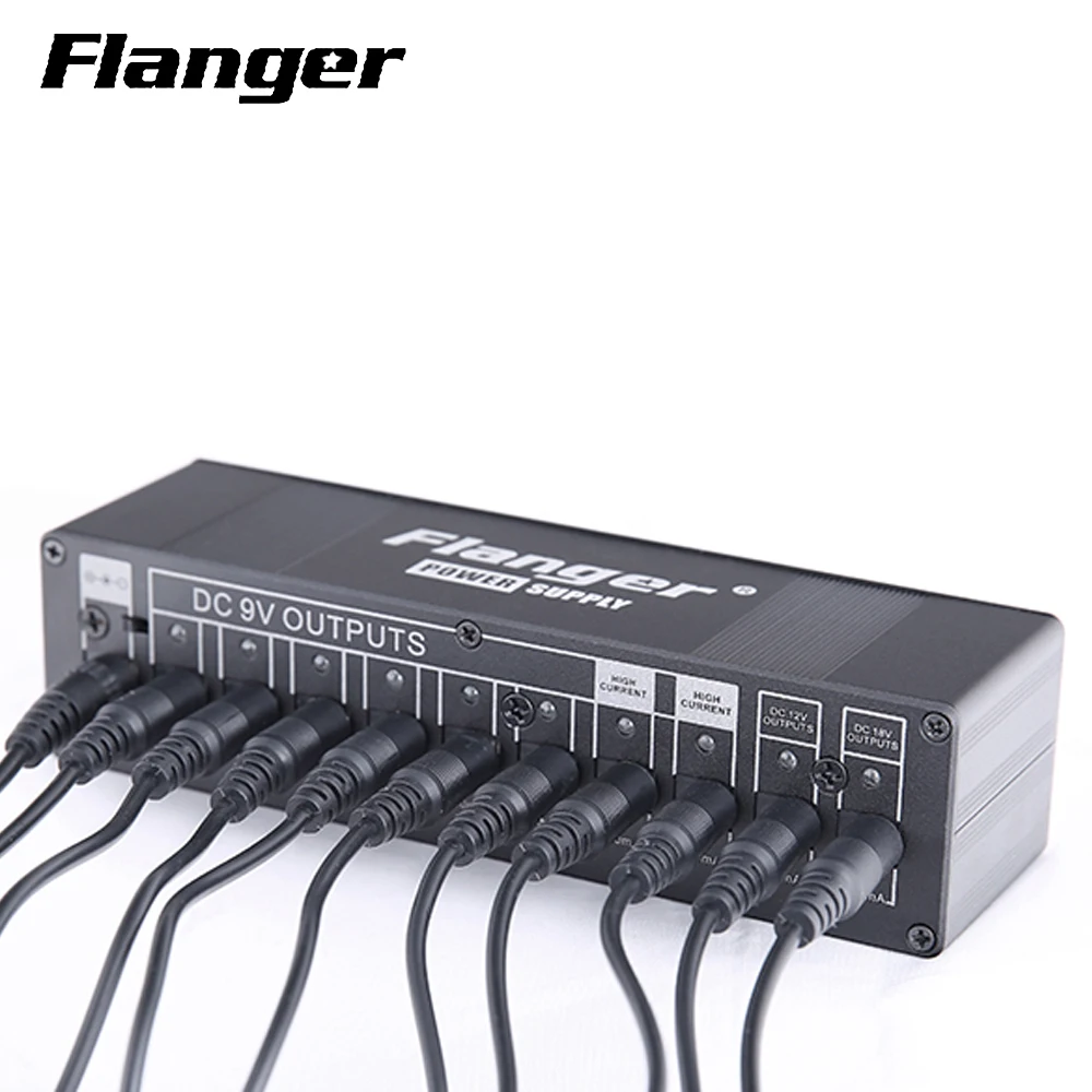 Блок питания для гитары Flanger компактный размер DC 9 В/12 В/18 в педаль Бесплатная