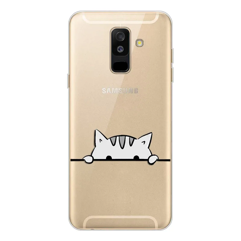 Чехлы Geruide para Для samsung Galaxy A6 plus a6+ Dual SIM pintado telefono caso samsung Galaxy A6 a6