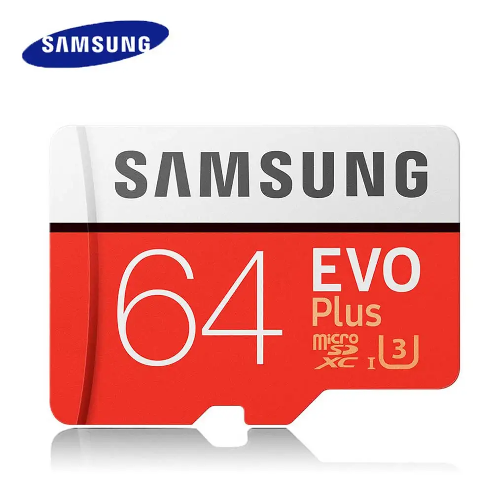 Оригинальная карта памяти SAMSUNG Micro SD 64 u3 64GB класс 10 TF карта C10 SDXC UHS-I EVO mini Microsd sd-карта 64 gb дропшиппинг