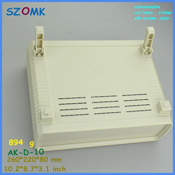 (6 шт./лот) Настольная проектная коробка enclosure260 * 220*80 мм abs пластик Электрический