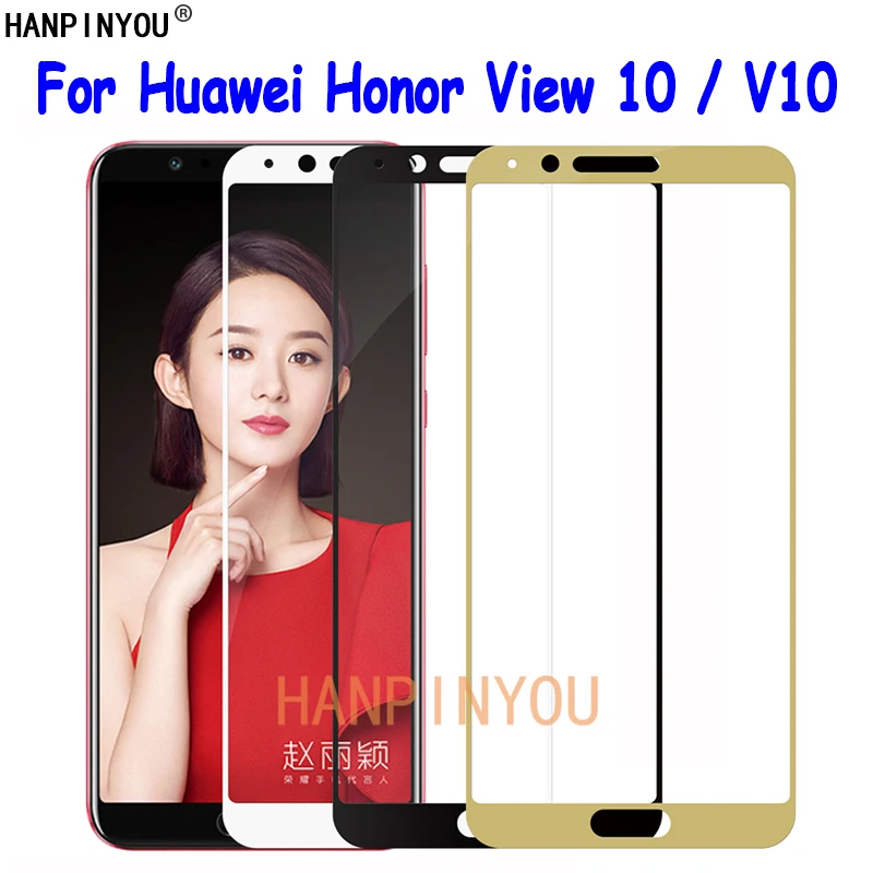 For Huawei Honor View10 View 10 V10 5.99&quot Full Cover Tempered Glass Screen Protector Ultra Thin Explosion-proof Protective Film |