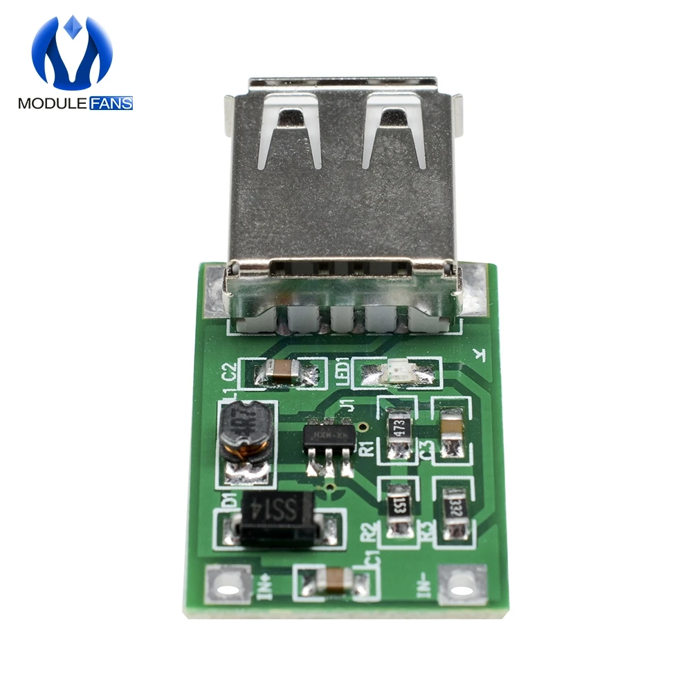 5 шт. DC 0 9 V 5V 600MA повышающий усилитель USB мобильного Питание зарядная Модульная