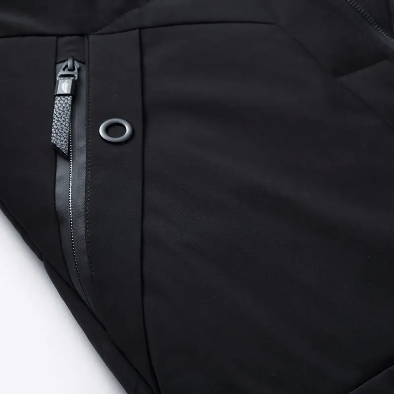 LONMMY 6XL 7XL зимняя куртка для мужчин Мех животных парка пальто будущих мам и куртки