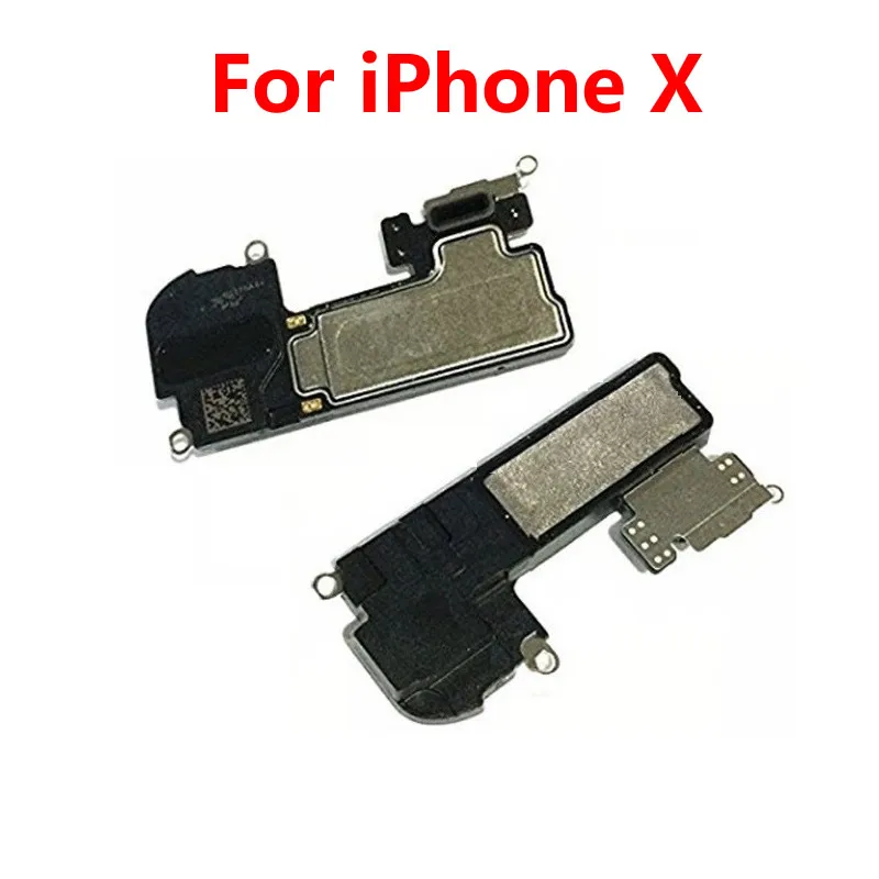10 шт. настоящий оригинал для iPhone X 8 7 Plus 6 6s 5c 5se 5s 5 шлейф динамика кусок звук гибкий