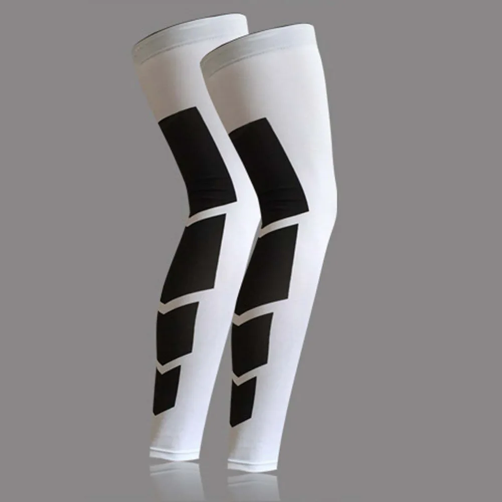 1 пара солнцезащитных нарукавников для ног наколенники спорта велоспорта