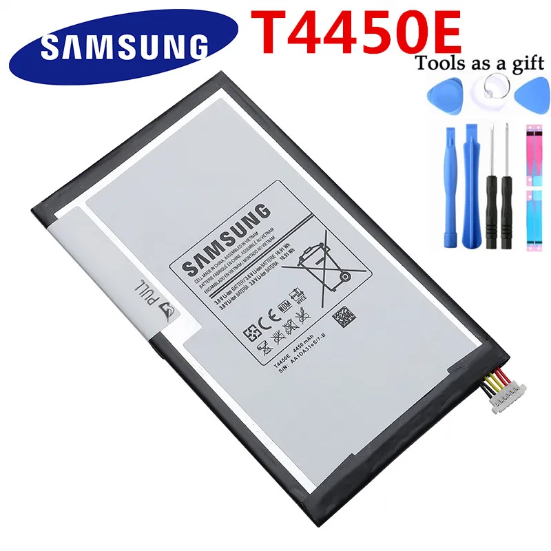 SAMSUNG Tablet Battery T4450E для Samsung Galaxy Tab 3 запасная батарея 8 0 T310 T311 T315 4450mAh|Аккумуляторы