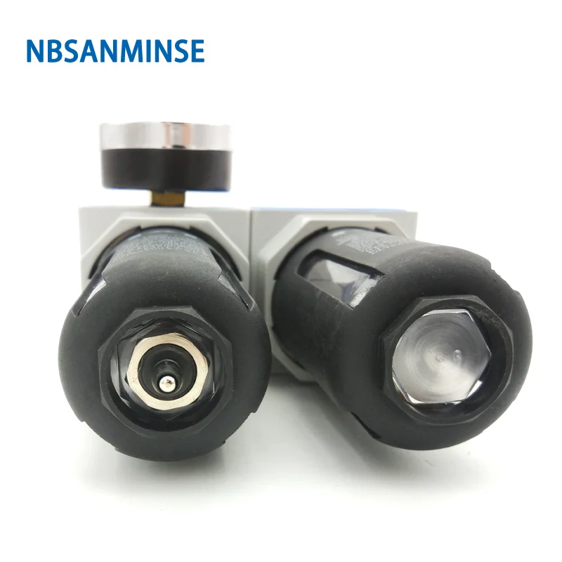 NBSANMINSE воздушный компрессор 1/4 3/8 1/2 3/4 1 UFRL фильтр Регулятор сепаратор масляной