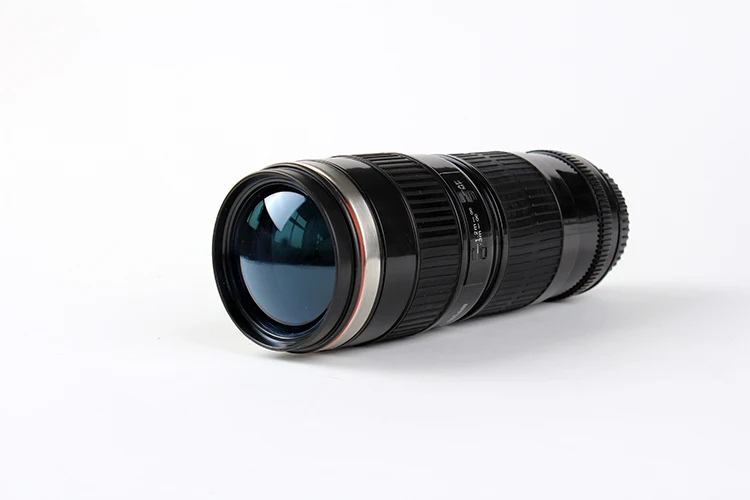 450 мл SLR Камера 70-200 кружка линза от фотоаппарата кофейная кружка с крышкой Фантастическая нержавеющая сталь молоко Caneca Lente чашки Посуда для напитков