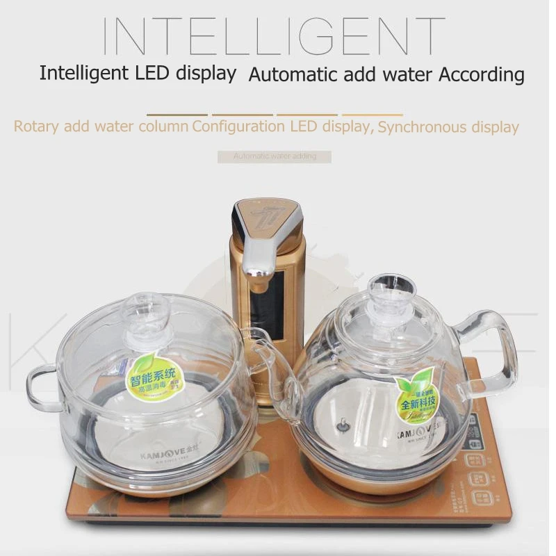 KAMJOVE Интеллектуальная электрическая нагревательная плита стеклянный