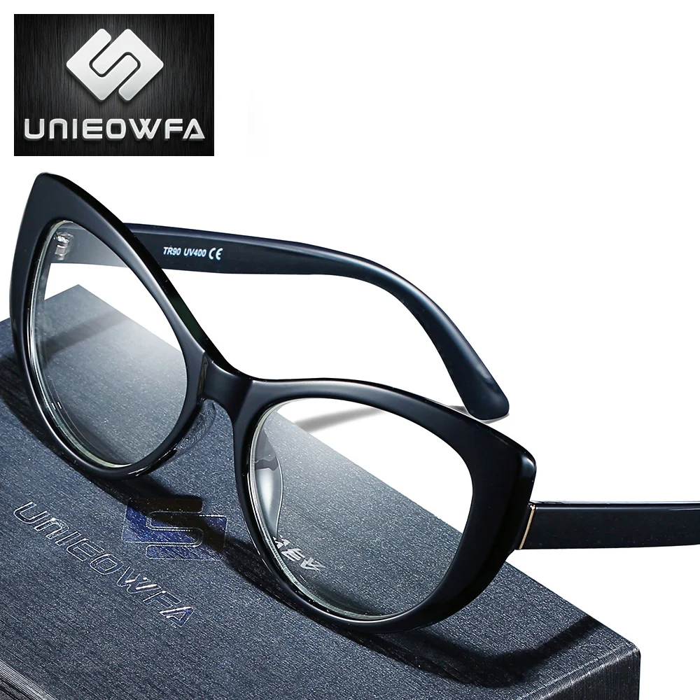 

TR90 Frame Prescription Glasses Women Retro Cat Eye Eyewear Optical Myopia Eyeglasses Progressive Photochromic Eye Glasses Brand