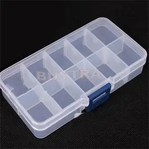 Прозрачный пластиковый органайзер для украшений 10 отделений|organizer for|organizer for