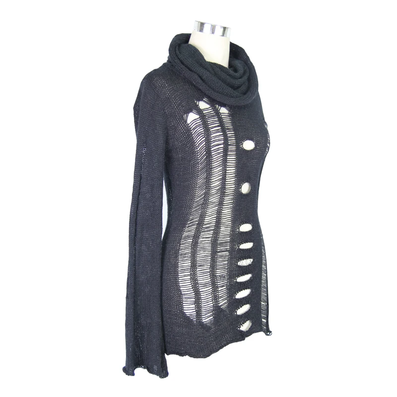 Женский свитер с высоким воротом осенняя Повседневная футболка из полиэстера