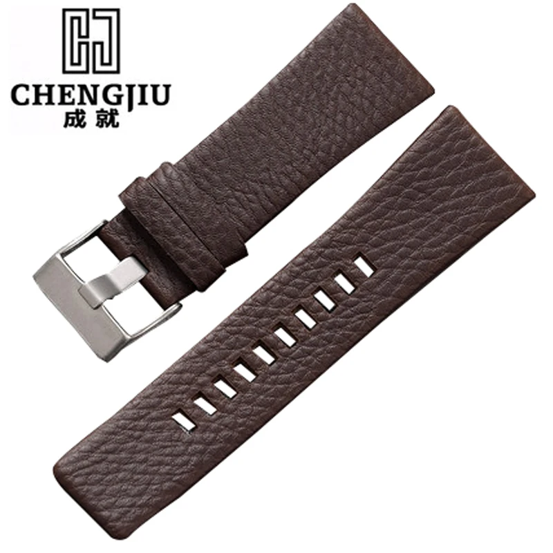 Мягкие Пояса из натуральной кожи Для женщин ремешок для часы Diesel ремень dz7313/7322/7257