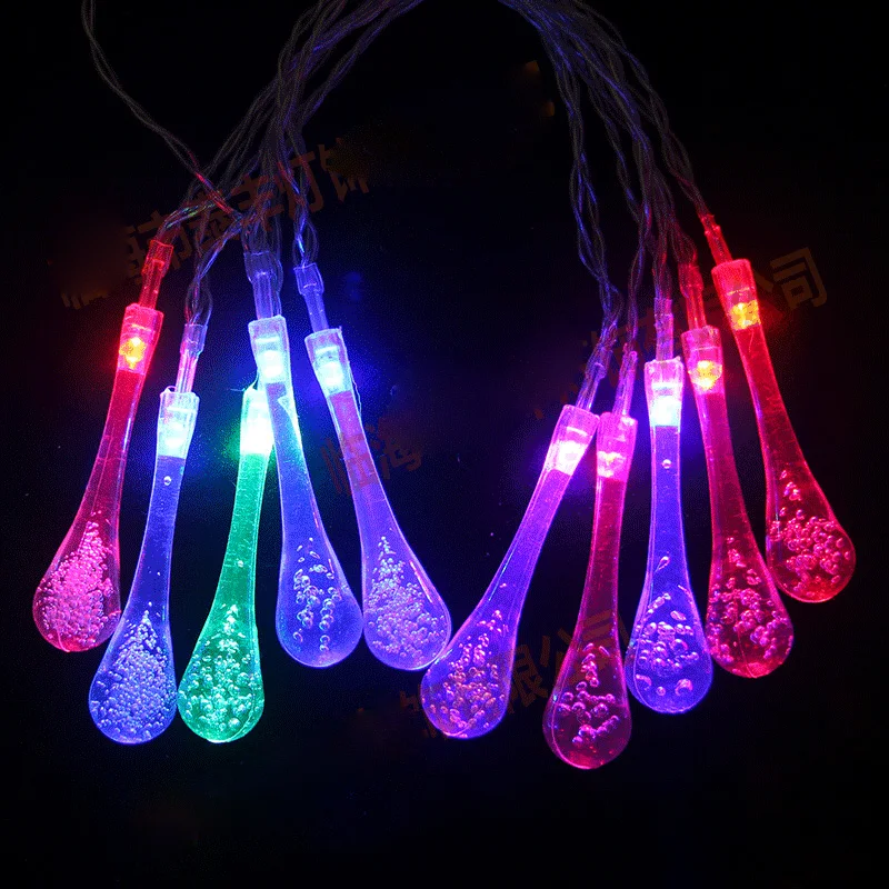 Светодиодный светильник в виде капли воды 5 м 28 дюймов AC220V|lights for wedding|fairy lightsstring fairy