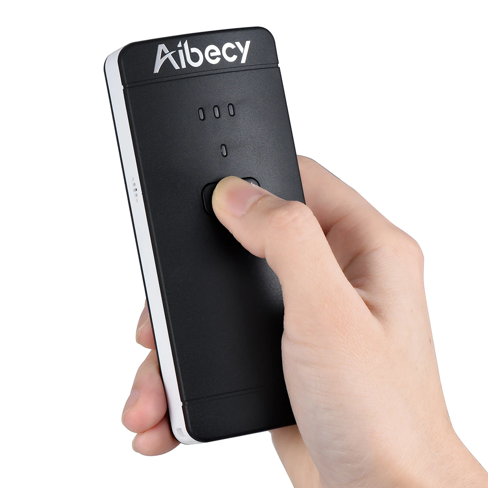 Портативный беспроводной USB сканер штрих кода Aibecy 1D 2D считыватель QR PDF417 130000