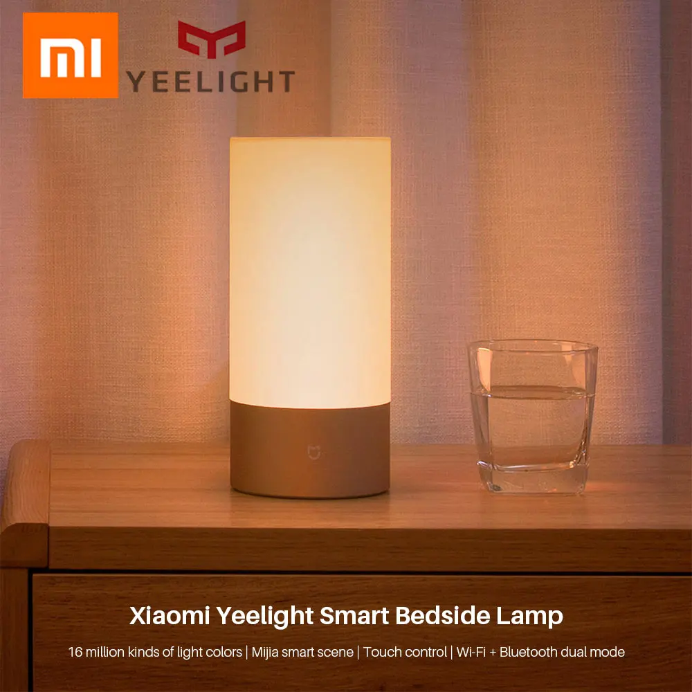 Yeelight Xiaomi прикроватная лампа MJCTD01YL Светодиодная настольная умный свет сенсорное