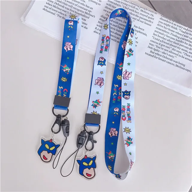 Duffy Bear Crayon Shinchan Flowers Pattern For Camera Mobile Phone Lanyard Neck/Wrist Strap Keys Chain