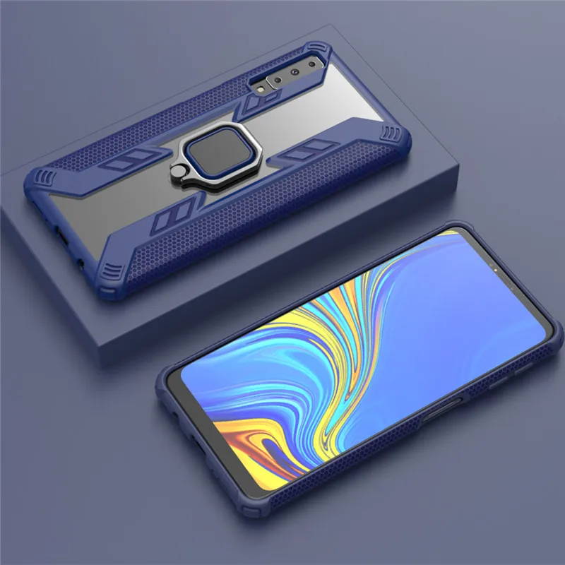 Для Samsung Galaxy A7 чехол для пальца кольцо стойка для брони для Samsung Galaxy A7 7 A750 750 6,0 дюймовая крышка телефона Coque