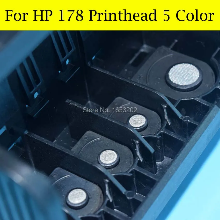 Печатающая головка для HP 178 C410 C5380 C5383 C6380 C6383 D5460 D5463 5 цветов|printhead for hp|printer headc6380