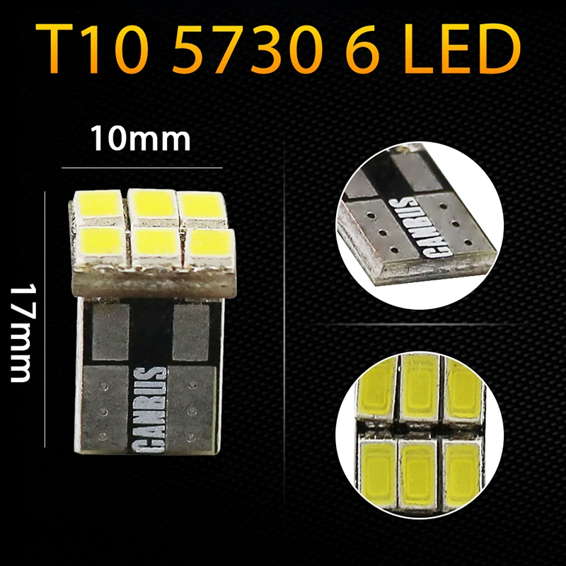 HLXG 10x СВЕТОДИОДНЫЙ парковочный T10 SMD запасной задний автомобильный интерьерный