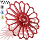 Велосипедный керамический роликовый шкив 7005 сплав задний переключатель 17T руководство MTB дорожный велосипед керамические s подшипники жокейные колесные велосипедные детали