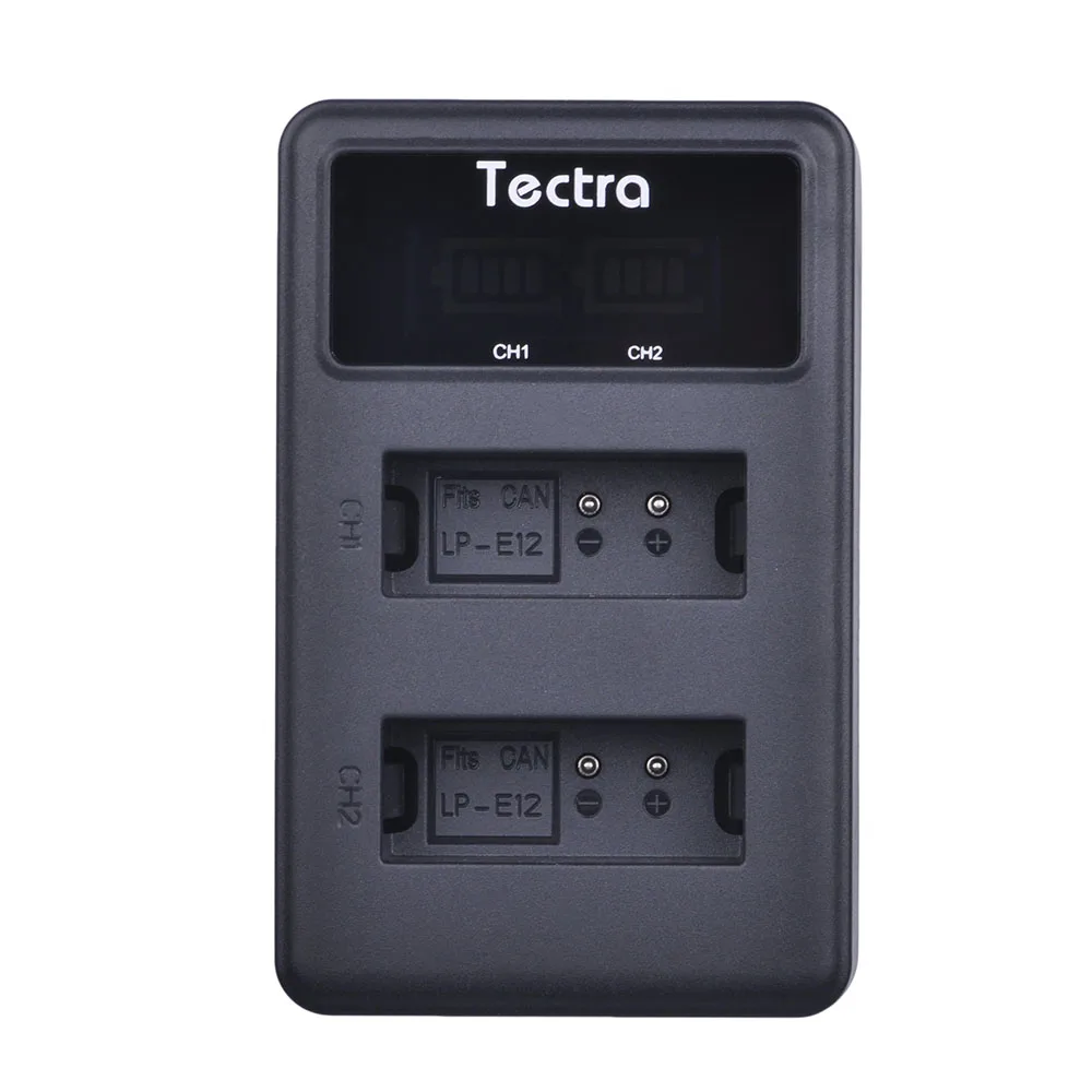4 упаковки LP-E12 LP E12 Li-Ion bateria + LED дисплей USB двойное зарядное устройство для Canon M 100D