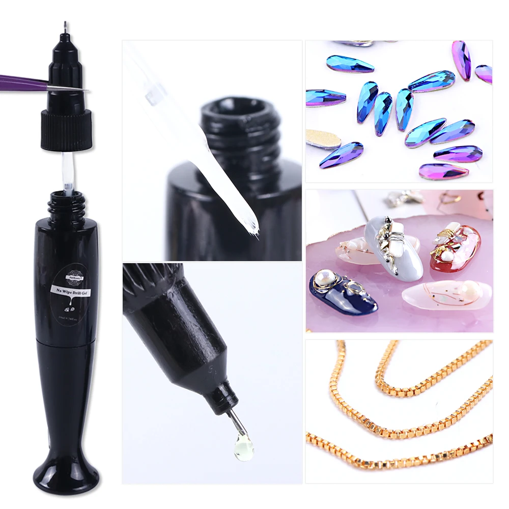 10 мл без протирания матовое покрытие для ногтей искусственный клей 2 способа