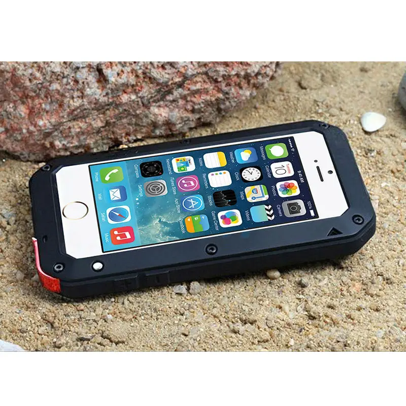 REFUNNEY Heavy Duty Protection Armor Case for iPhone 5 5s se Shockproof Metal Cover Coque Capinha iPhone5 s 5se |