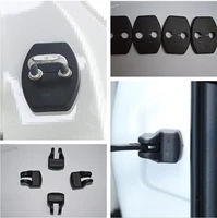 lapetus accessories car door lock buckle arm check stop rust waterproof cover kit for toyota prado fj120 fj150 2011 2020