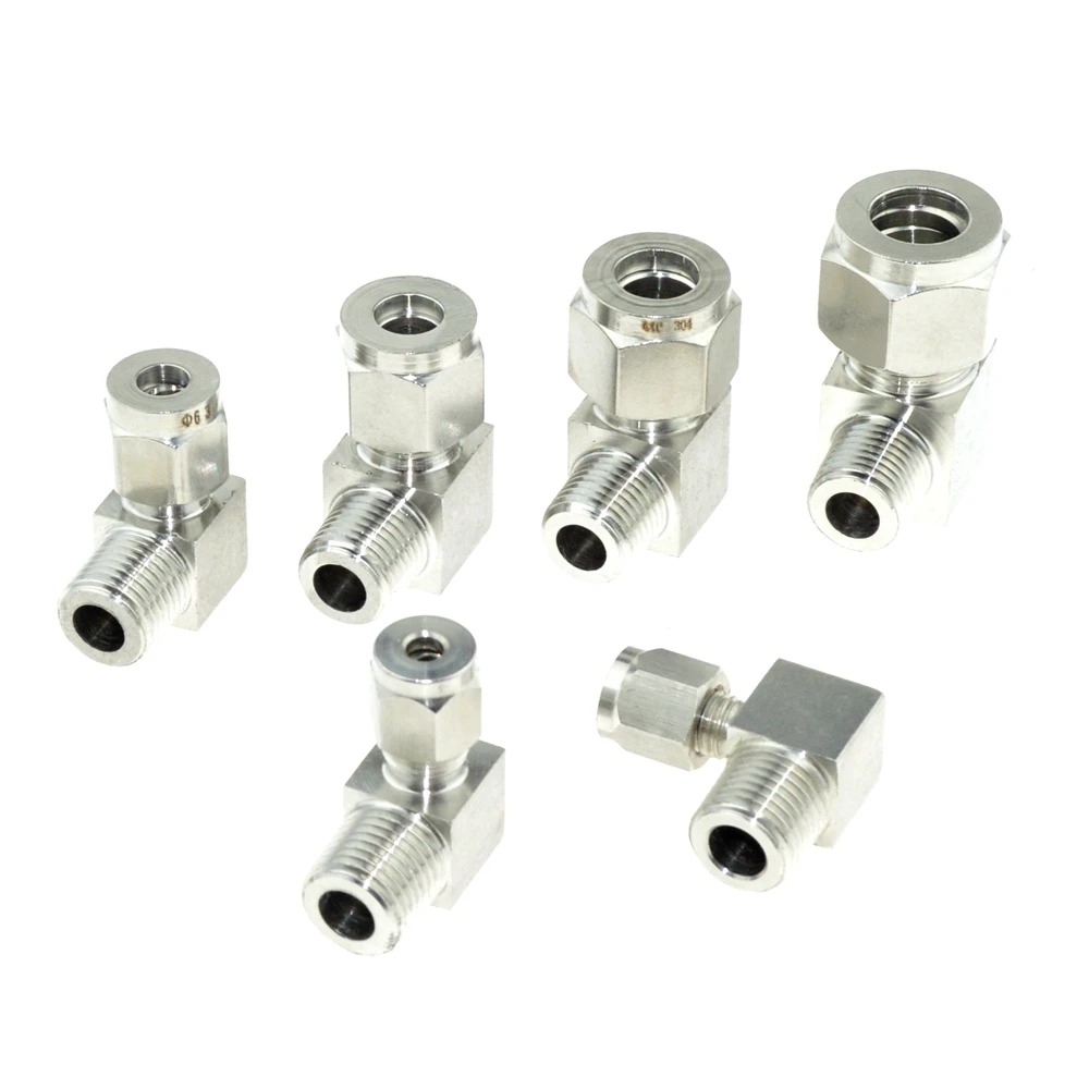 Колено 1/4 &quotPT NPT наружная резьба 6 мм 8 12 1/4&quot дюймовая трубка с | Пневматические компоненты -32717599446