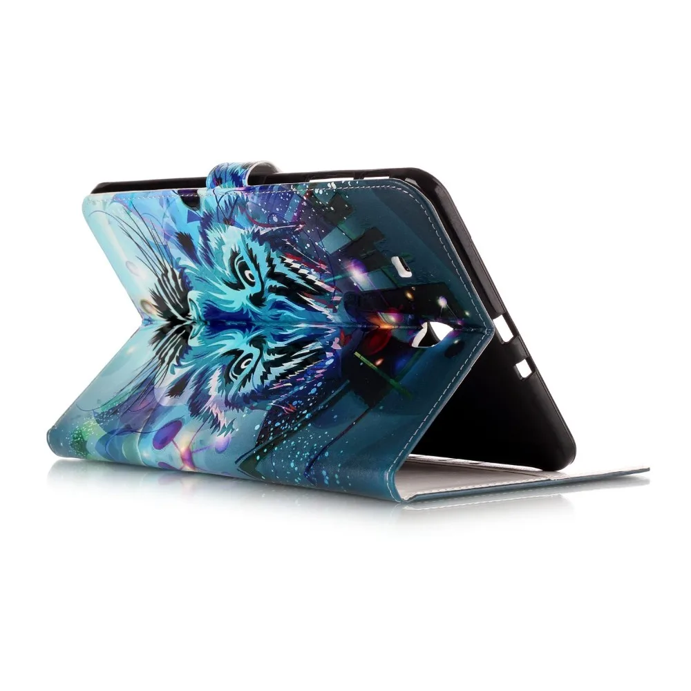 SM T560 T561 чехол Модный для планшета книга подставка искусственная кожа чехлы Samsung