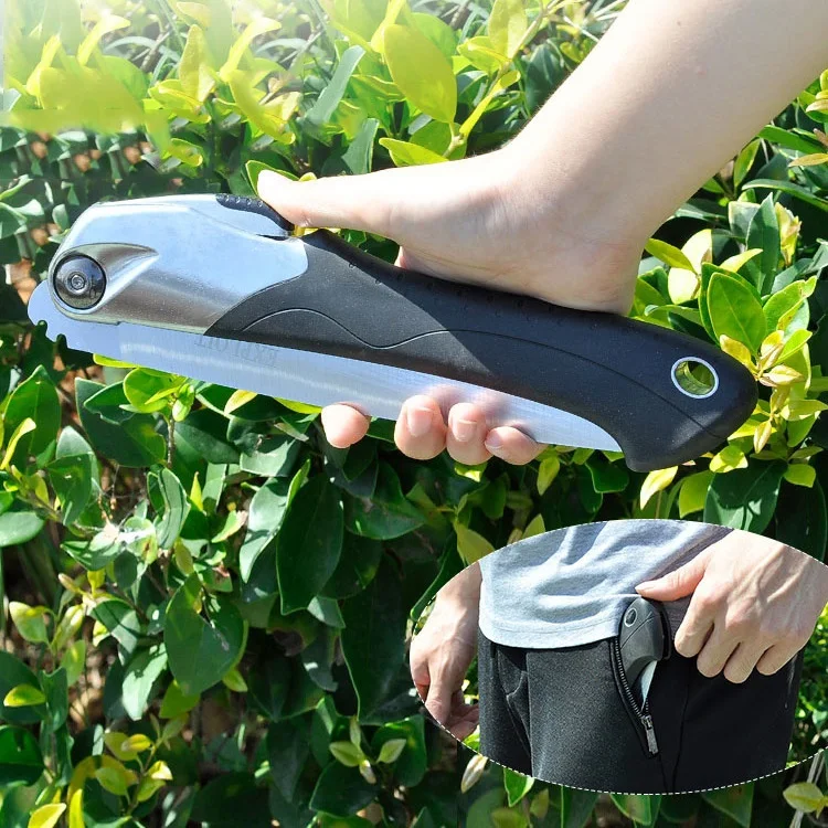 Деревообрабатывающая ножовка садовая ручная пила портативная уличная Складная