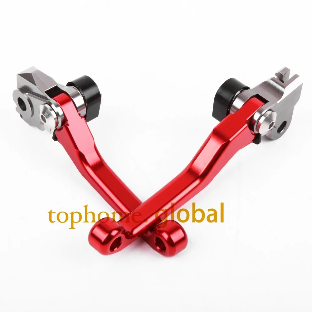 Для Honda CRF250R 2007 - 2020 Пара ЧПУ набор рычагов поворотного тормоза сцепления красный