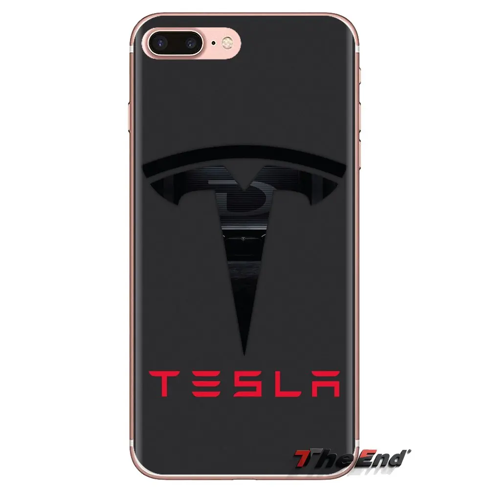 Силиконовый чехол с логотипом Tesla для Huawei G7 G8 P7 P8 P9 P10 P20 P30 Lite Mini Pro P Smart Plus 2017 2018 2019 |