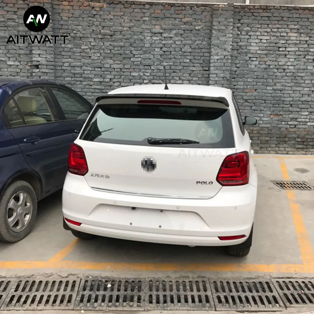Подходит для Volkswagen Polo спойлер 2011 2017 модный Автомобильный задний крыло украшение