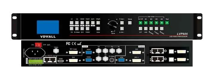 Видеопроцессор kaler VDWALL серии LVP605 светодиодный экран процессор с VGA/DVI/HDMI для