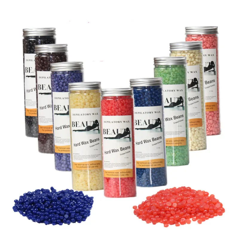 Воск для депиляции. Для удаления волос твердые восковые бобы 400 г жемчужная