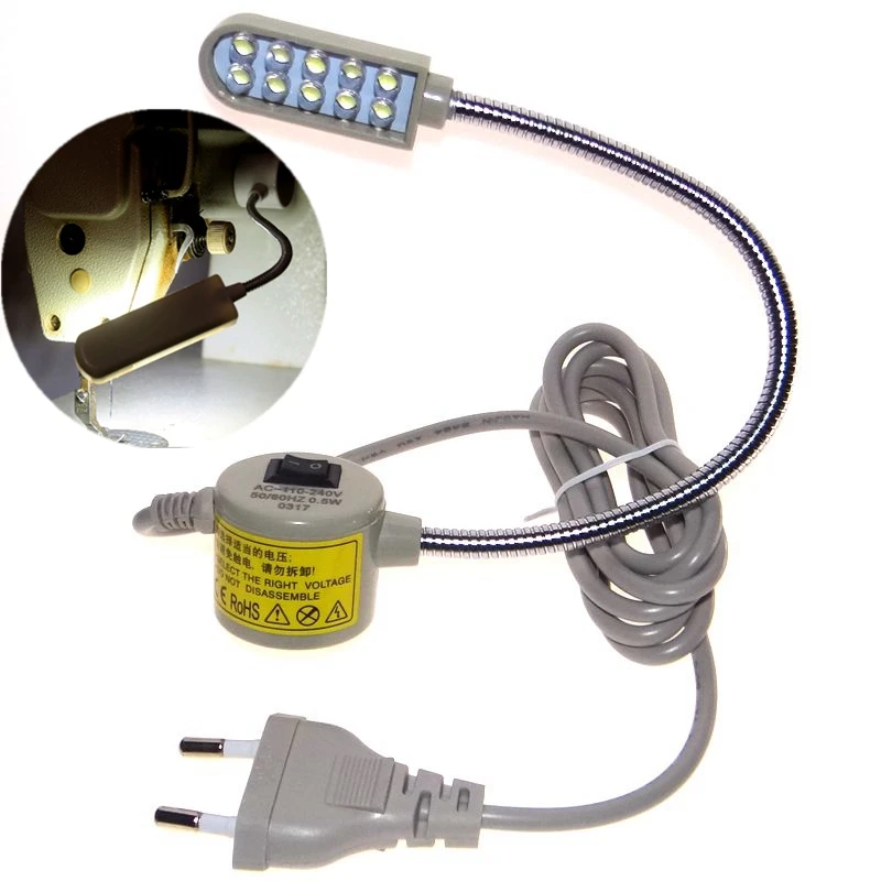 Аксессуары для швейных инструментов 10 светодиодных ламп шитья настольная лампа