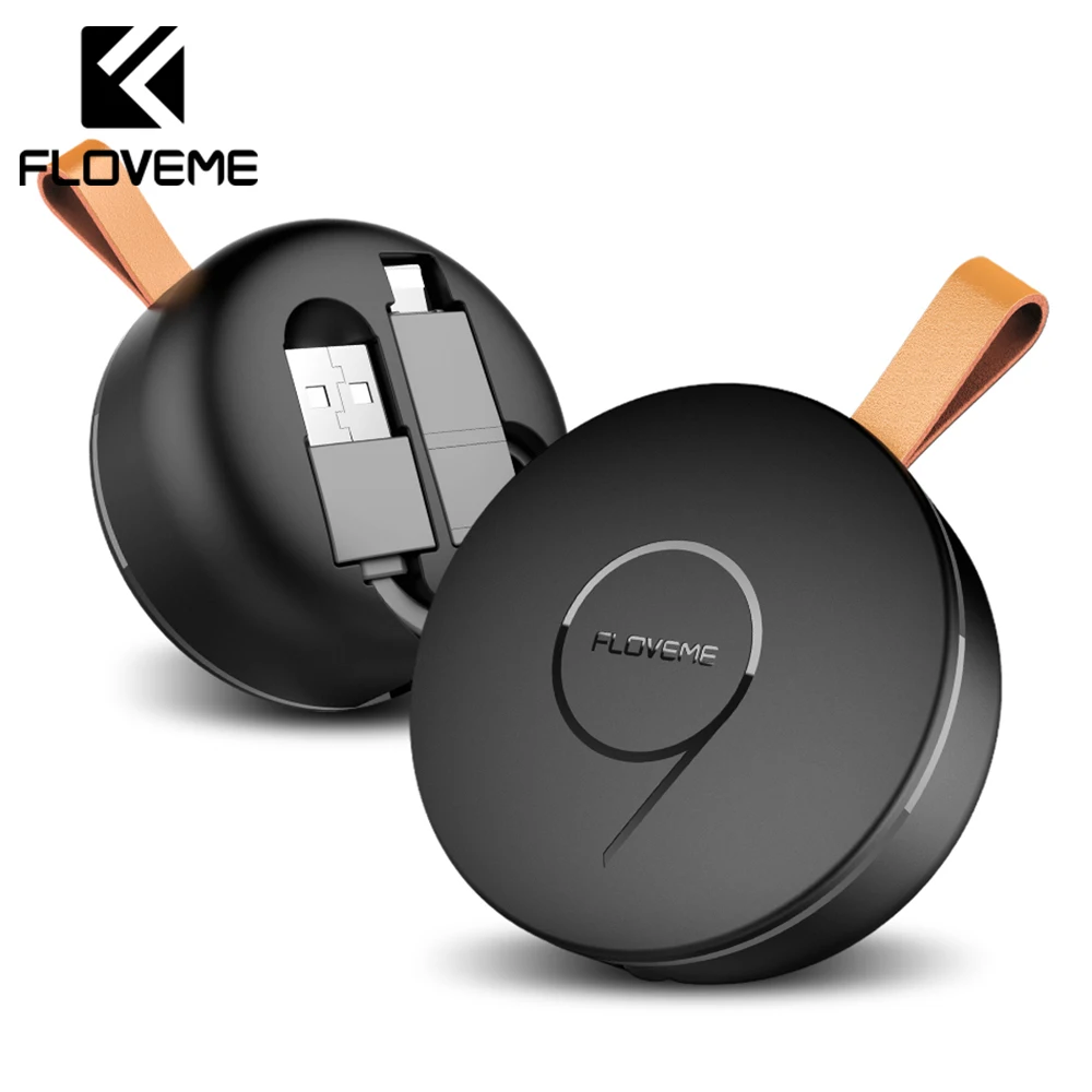 FLOVEME выдвижной 2 в 1 микро USB кабель для зарядки iPhone X XS зарядный Android синхронизации