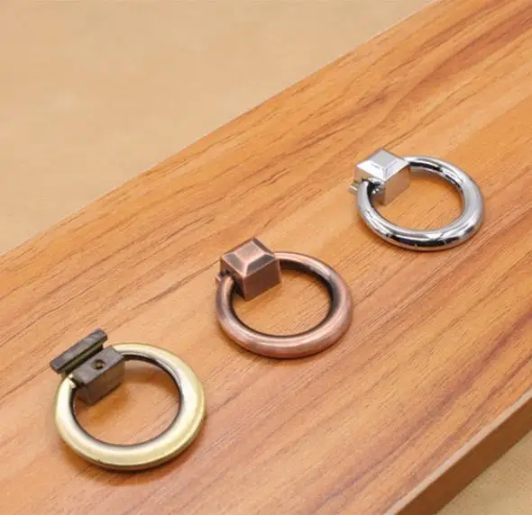 Вытяжные ручки для комода ручка металлическое Коническое Кольцо тянет/Бронзовый