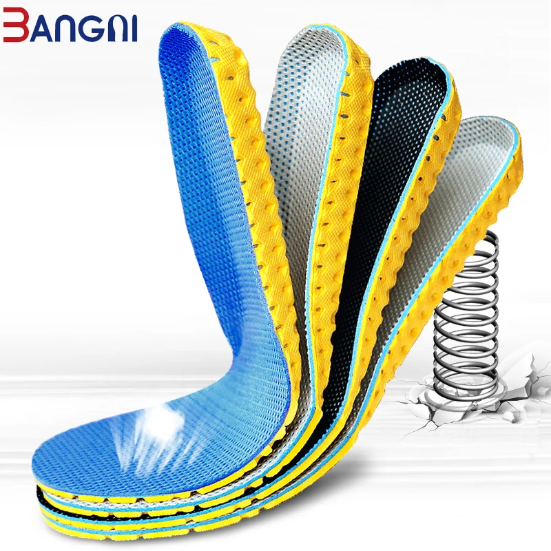 3ANGNI 3 Pair Insoles Sole Orthopedic Memory Foam Sport Arch Support Soft Pad Insert Woman Men For Feet Running Sneaker Shoes
