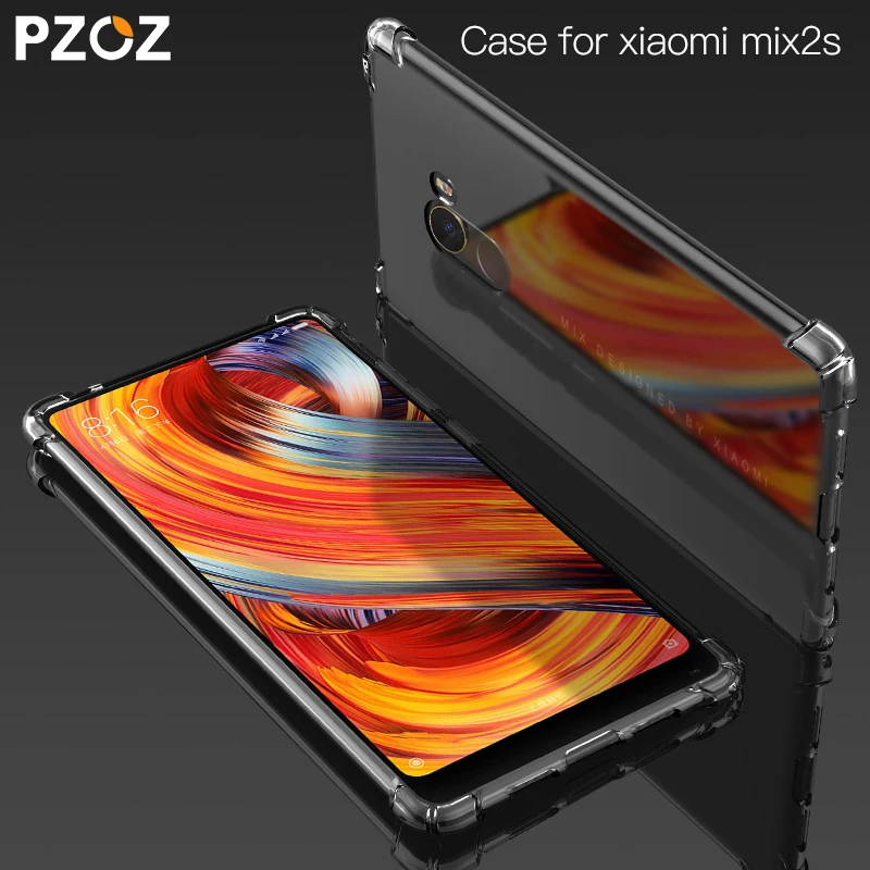 PZOZ силиконовый чехол для телефона Xiaomi mi x 2 роскошный противоударный прозрачный Xiaomi mi x 2s mi x2s прозрачный мягкий чехол из ТПУ