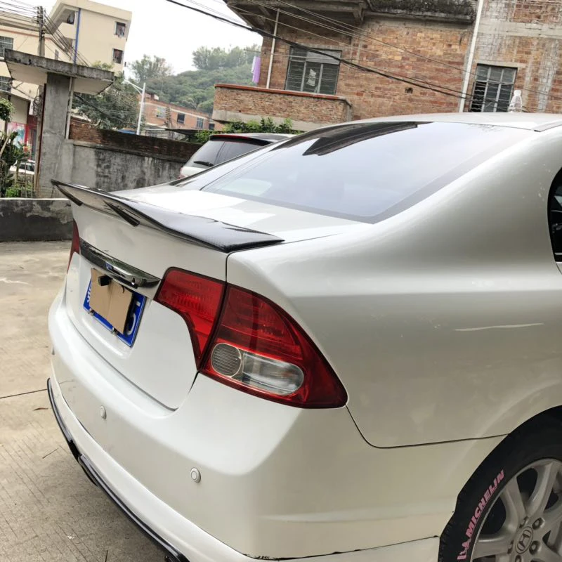 CEYUSOT для реального углеродного волокна женский старый Honda Civic 2006-11 багажник